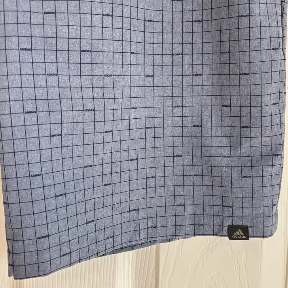 Adidas 365 Ultimate Golf Shorts, windowpane plaid, size 36. 9